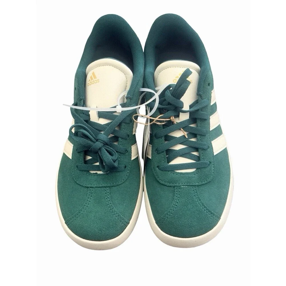 adidas VL Court 3.0 K Unisex Kids Sneakers Green/White US 4.5 ID6309